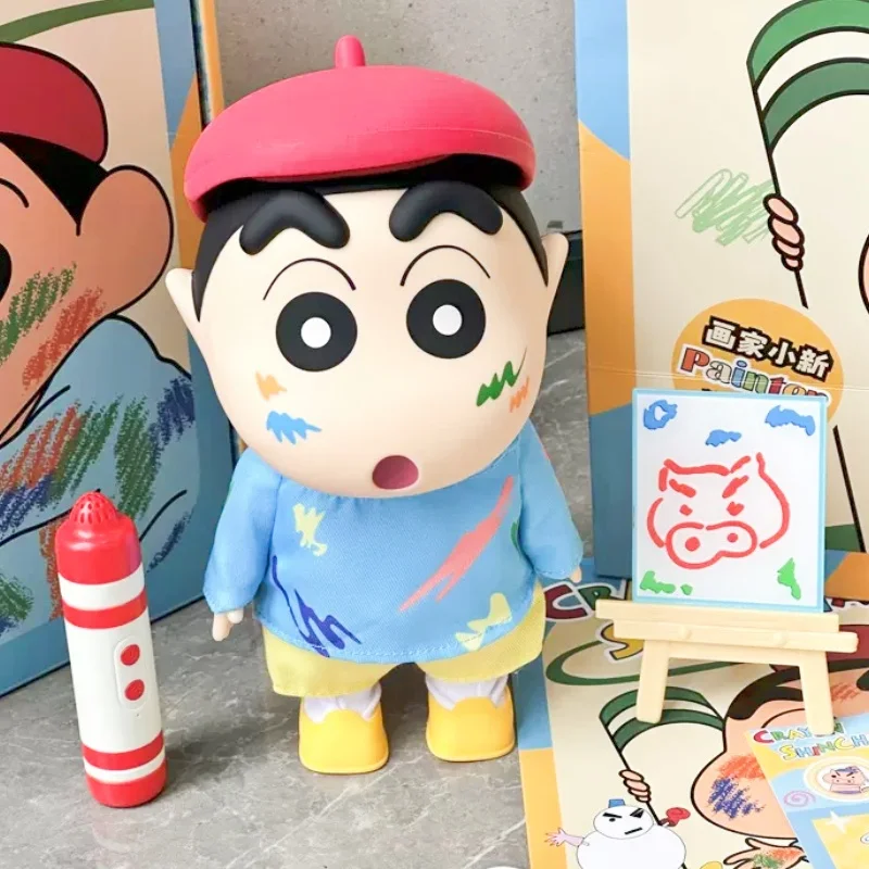

Hot Crayon Shin-Chan Bluetooth Speakers Retro Cute Little Painters Anime Figurine Kawaii Mirophones Sound Box Decorations Gifts