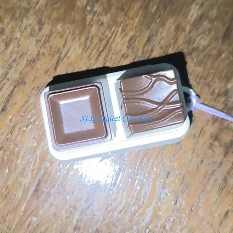 U75B Artistic Resins Keycap in Chocolate Ergonomic Design Comfortable Typing Experience for Gamers and Typists