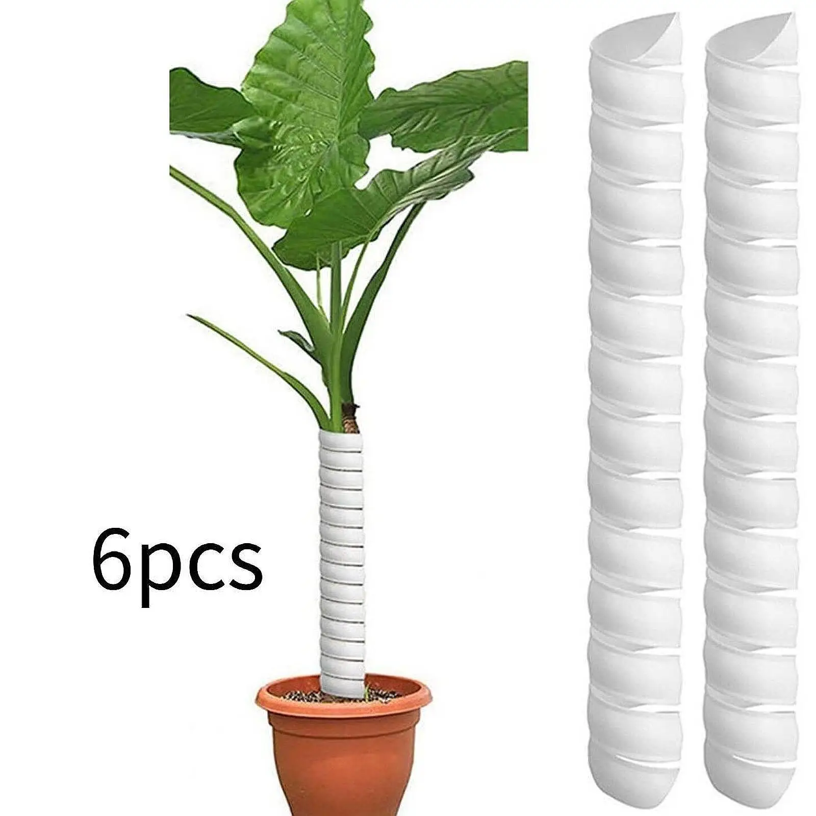 6x Tree Trunk Protector Tree Bark Protectors Tree Protection Cover Plant Protection Cover Garden Saplings Winter Lawn Porch Yard