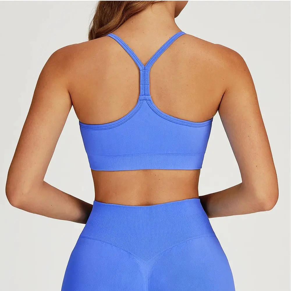 

Seamless Sports Bra Women Fitness Yoga Bras Race Back Sports Bras Nylon Top Women Bra Sexy Crisscross Breathable Underwear For