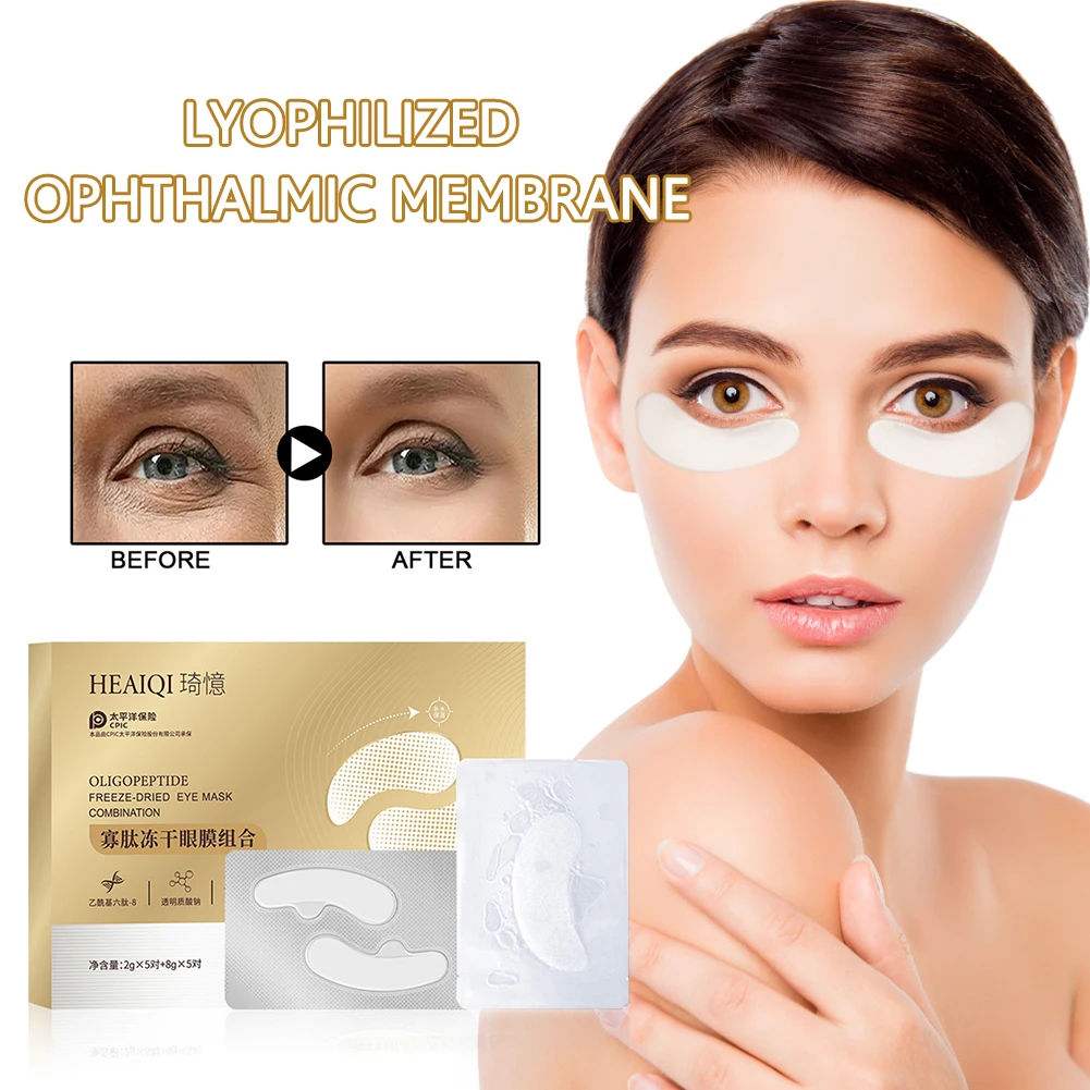 10 Pairs Micro-needle Eye Patches Anti-Puffiness Eye Fine Lines Removal Patch Remove Dark Circle Moisturizing Skin Care Products