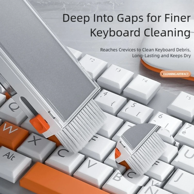 Advanced 8 in 1 Multifunctional Cleaner Set for Keyboard Electronics with Included Brush Pen Cloth Accessories high quality