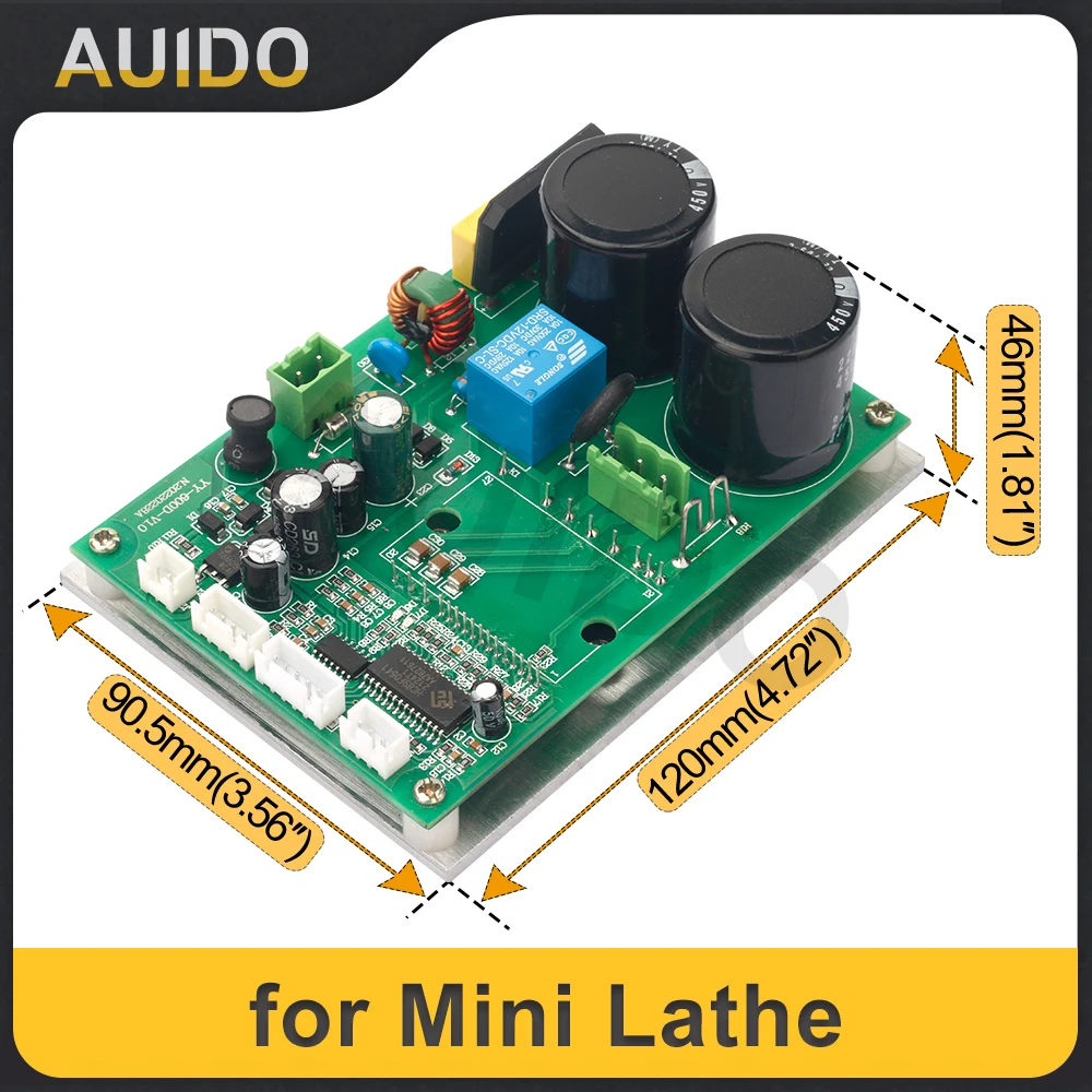Imagem -04 - Motor sem Escova 220v Cj0618 Display Digital Placa de Controle Principal Torno Power Drive Board Motor Kit 800w 550w dc