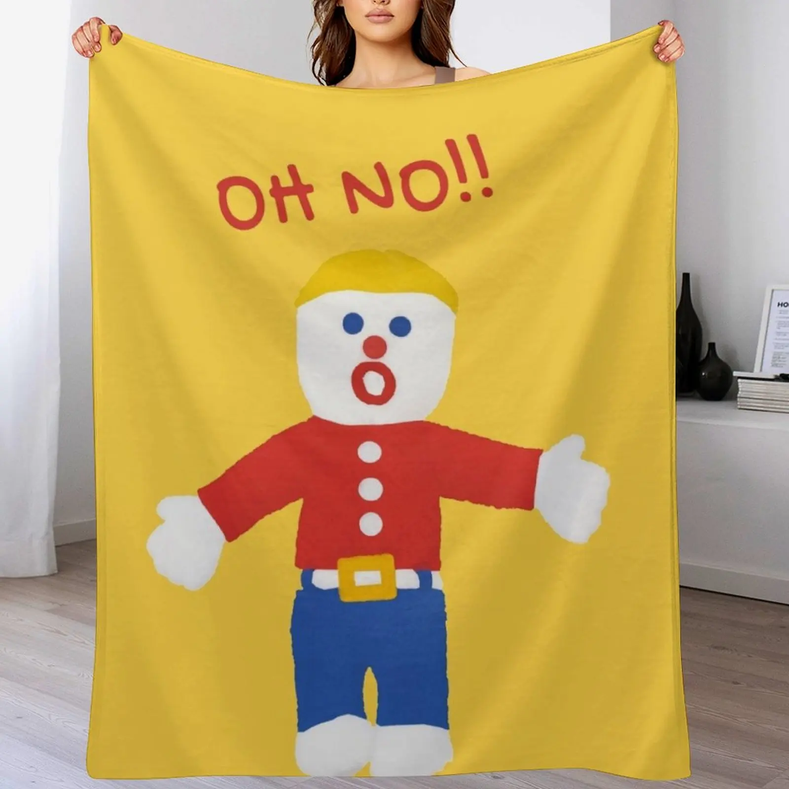 

Oh no!!! mr. bill Throw Blanket