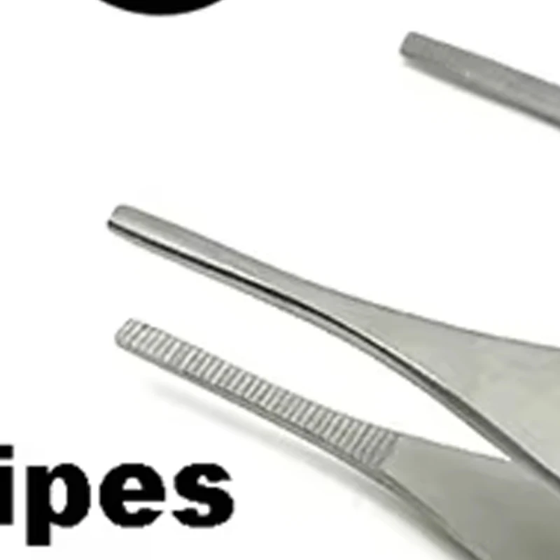 

Dental Dressing Forceps Stainless Steel Tissue Tweezer Extraction Hemostat 1*2 Forcep Home