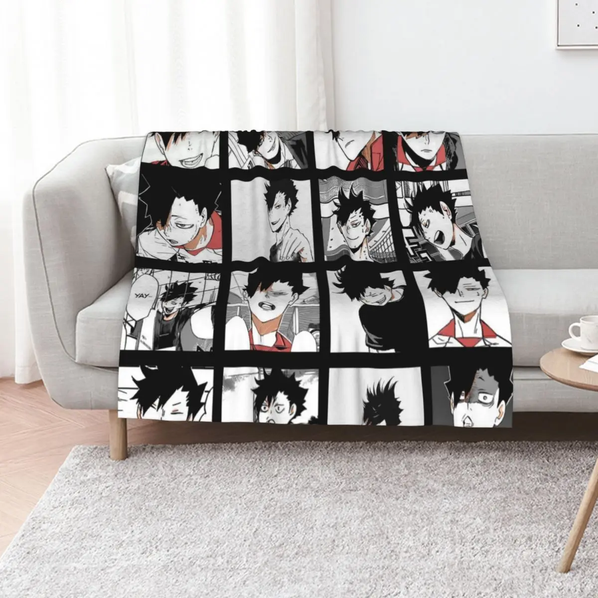 

kuroo tetsurou Throw Blanket Bed christmas gifts Plaid sofa bed Blankets