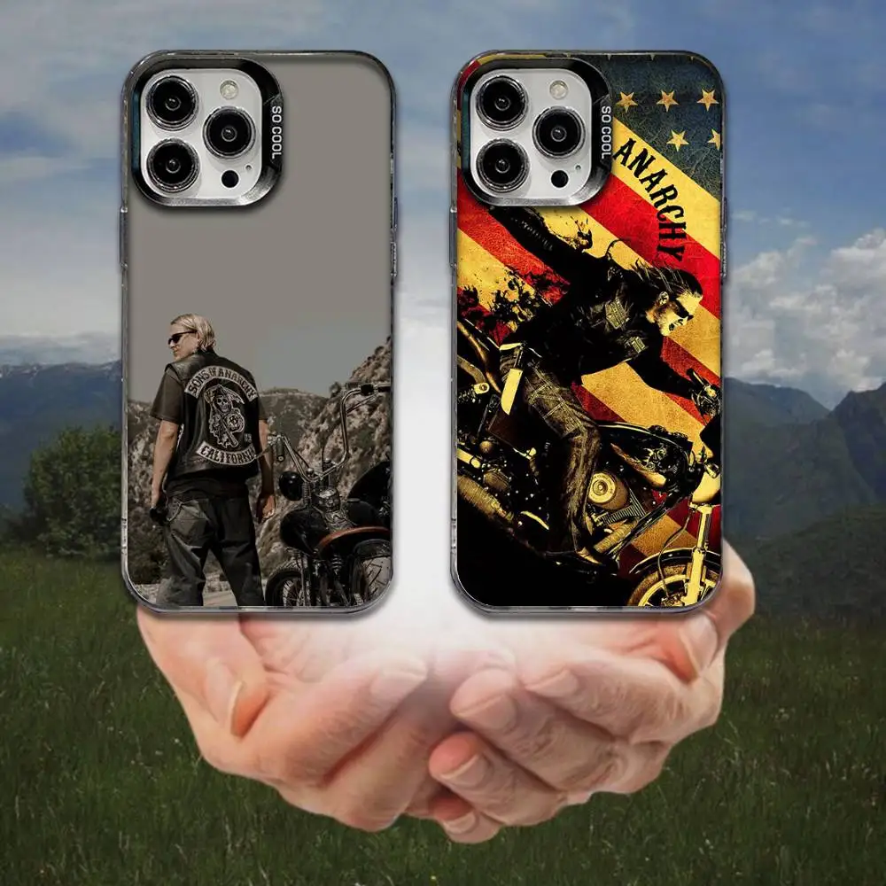 

Sons Of Anarchy Jax Teller Phone Case For iPhone 17,16,15,14,13,12,11,8,7,Pro,Max,Plus,Mini,XS,SE Anti Fall Black Matte Hard