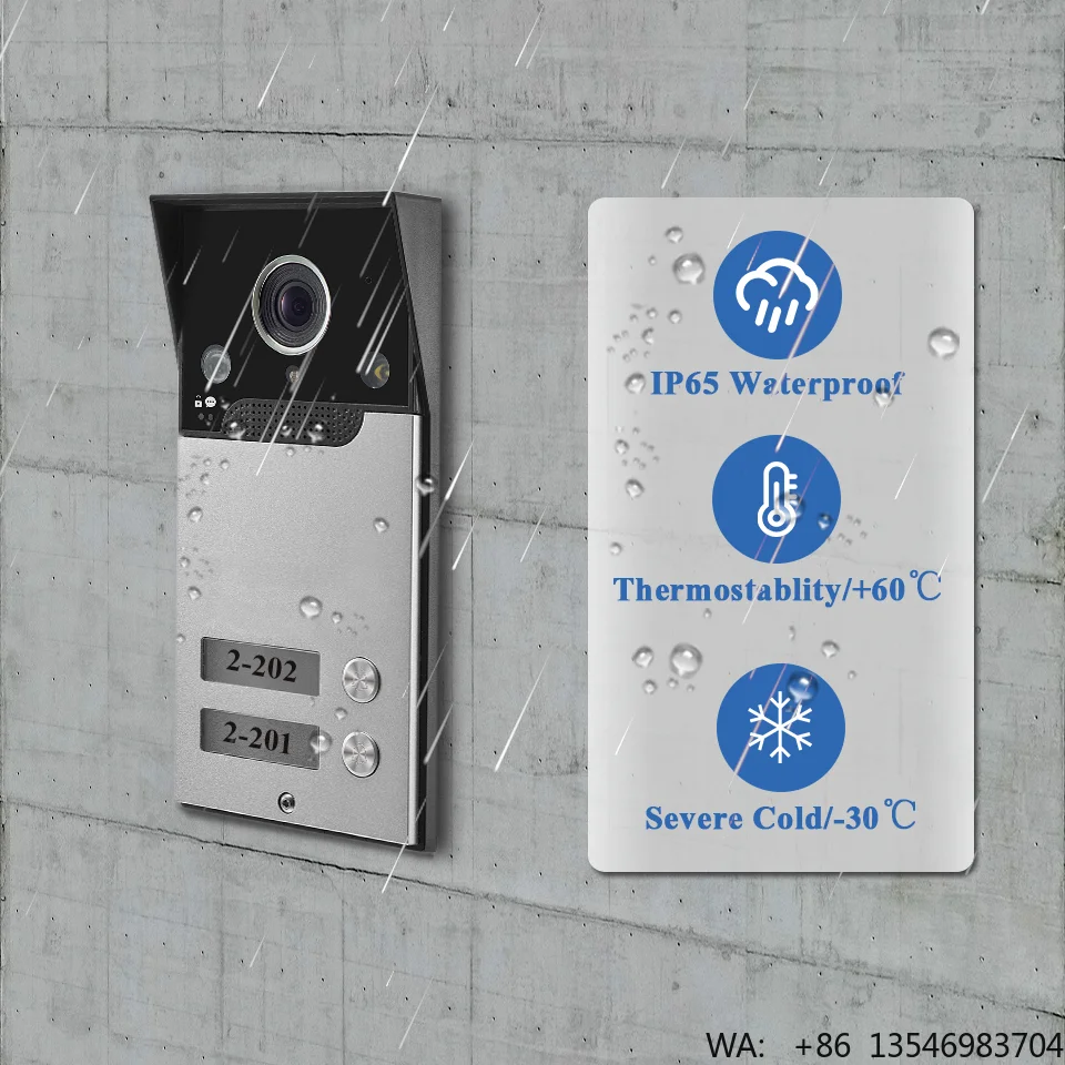 Fabrieks prijs 7 inch touchscr - Smart Doorbell Wired recensie en prijs