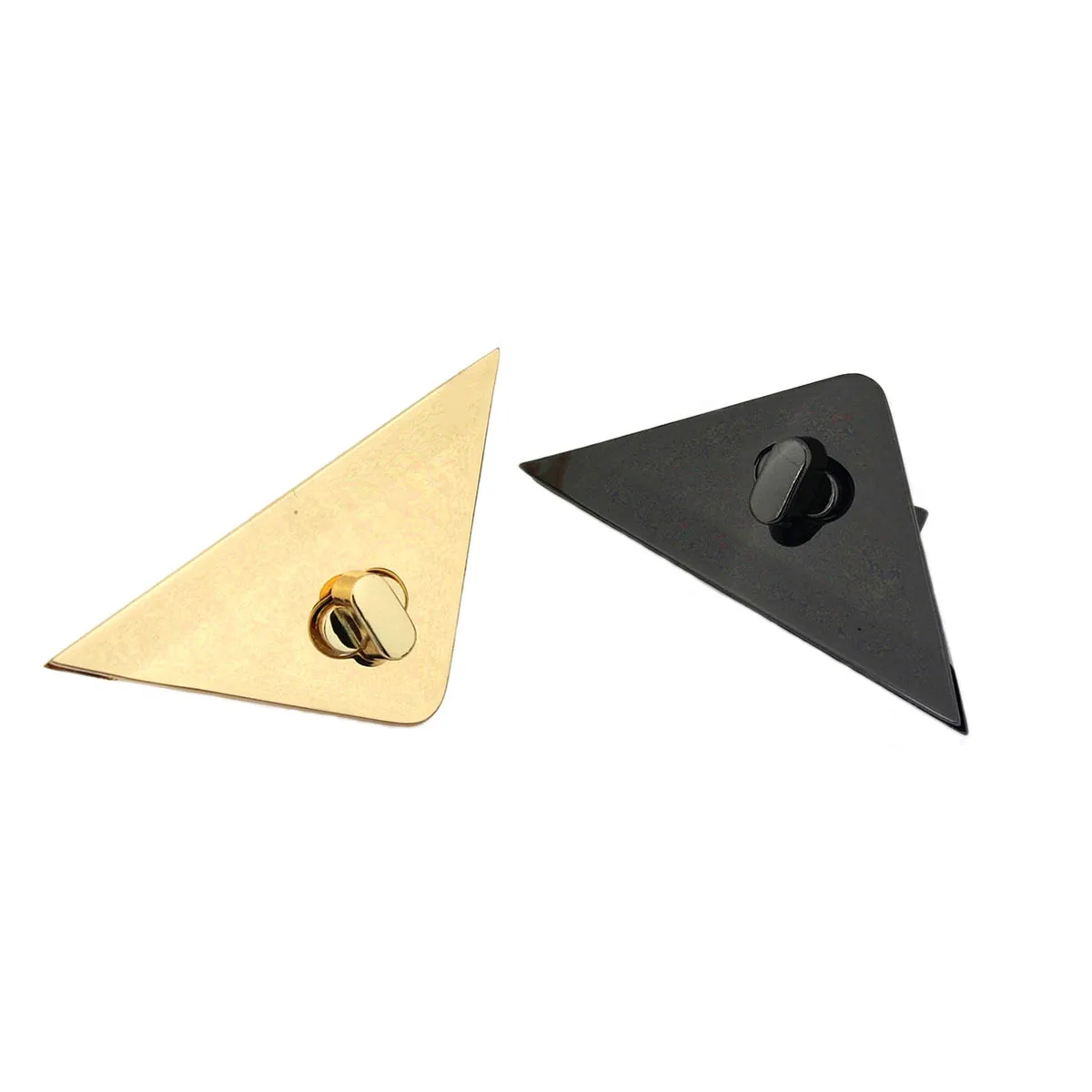 1piece Metal Triangle Turn Lock Fashion Switch Lock For DIY Handbag Bag Purse Luggage Hardware Closure Bag Parts Accessories