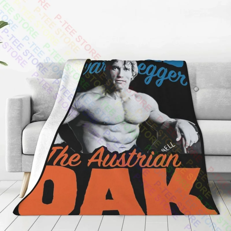 Arnold The Austrian Oak Schwarzenegger Bodybuilding Gym Blanket Autumn Dust Cover Bedding Supply