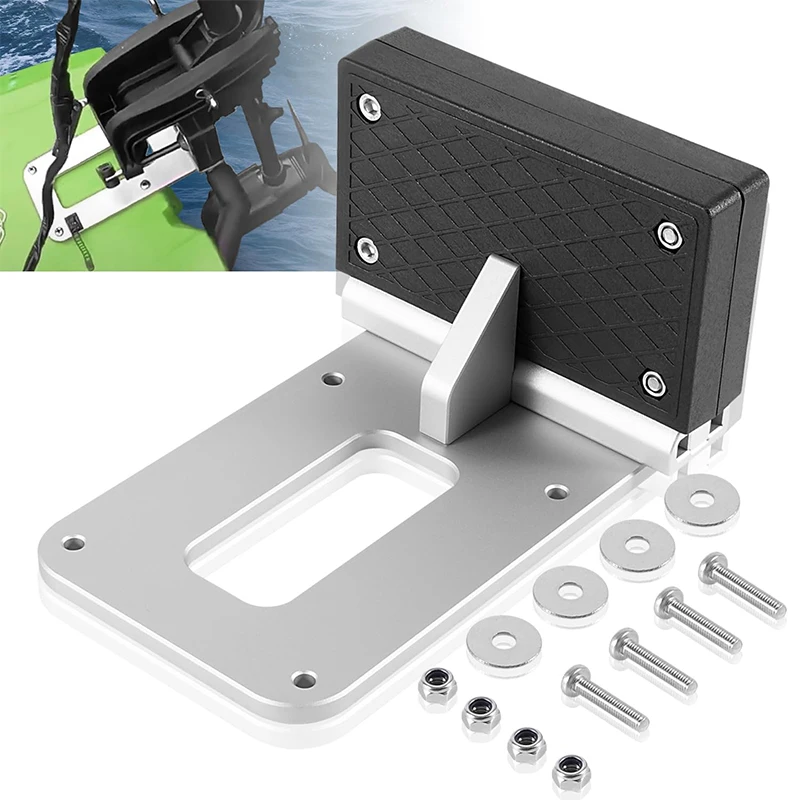 

Transom Trolling Motor Mounting Bracket for Kayaks/Kayak Board Backing Plate Mount Bracket for Clamp-on Electric Trolling Motors