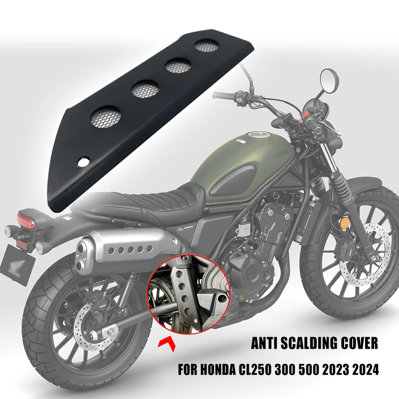 For Honda CL250 CL 300 500 2023 2024 NEW CL300 CL500 Motorcycle Accessories Thermal insulation panels anti-scalding cover