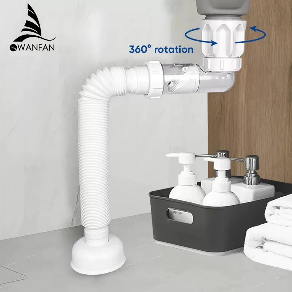 Luxury Bottle Trap Brass Round Siphon Oil Rubbed Bronze Black P-TRAP Bathroom Vanity Basin Pipe Waste With Pop Up Drain