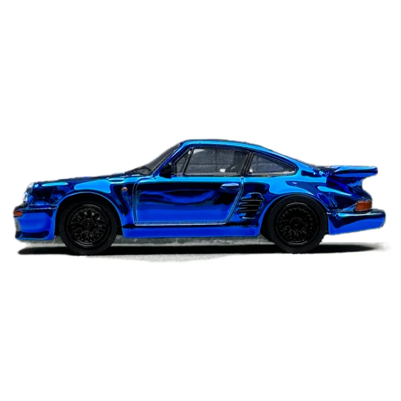 Model Porsche 930 911 Turbo Blue od Master Diecast, skala 1/64, metalowy model samochodu, zabawki dla chłopców, prezent, oryginalne opakowanie.