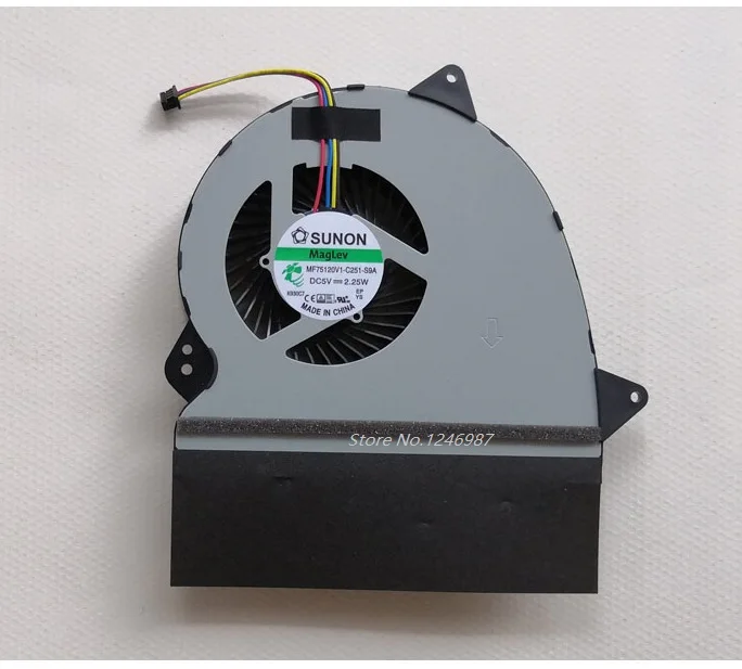 New Original CPU Fan For ASUS GL552V GL552VX ZX50V GL552VW-DH71 Laptop Fan 13N0-SNP0101 13N0-SNA0301 13NB09I0P01011