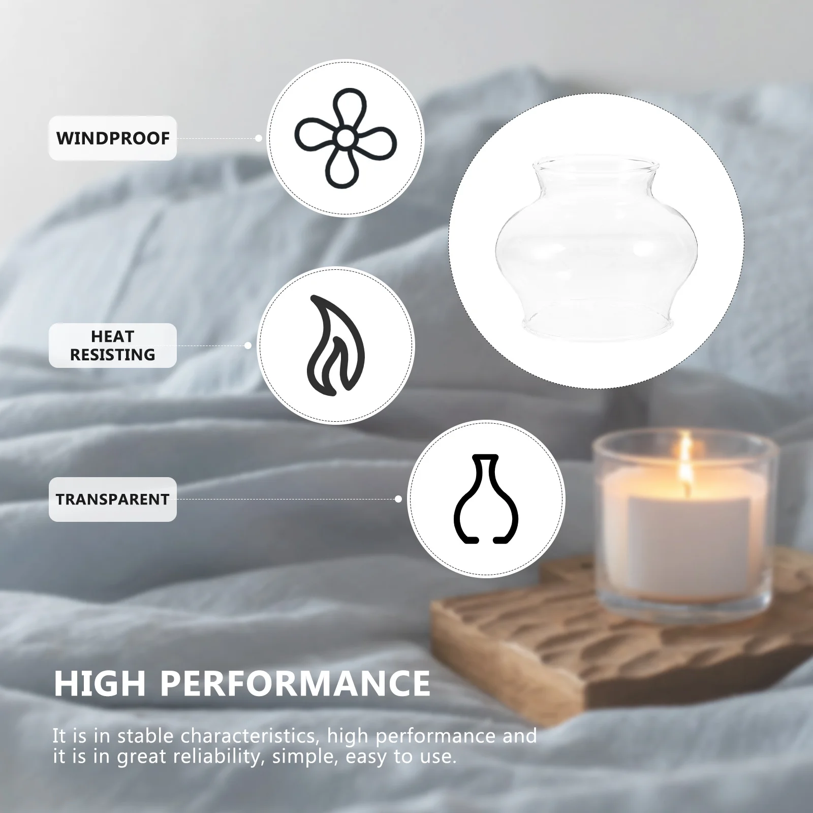

2 Pcs Oil Lamp Protector Shade for Replacement Shades Small Lampshades