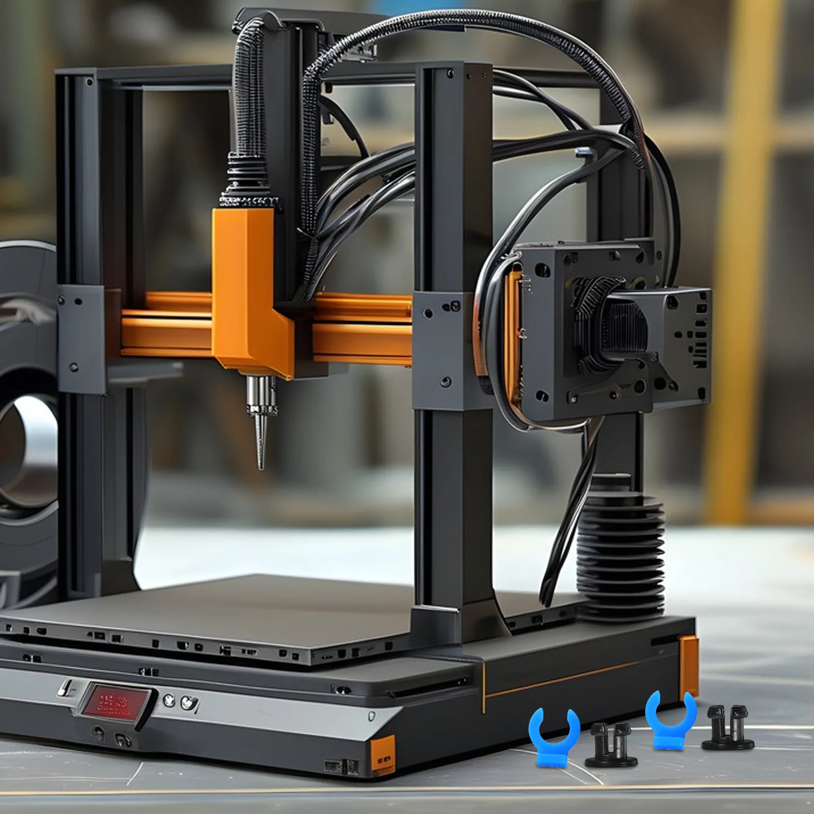 

Комплект: зажим-фиксатор для экструдера 3D-принтера, точное и стабильное крепление, аксессуары для 3D-принтеров