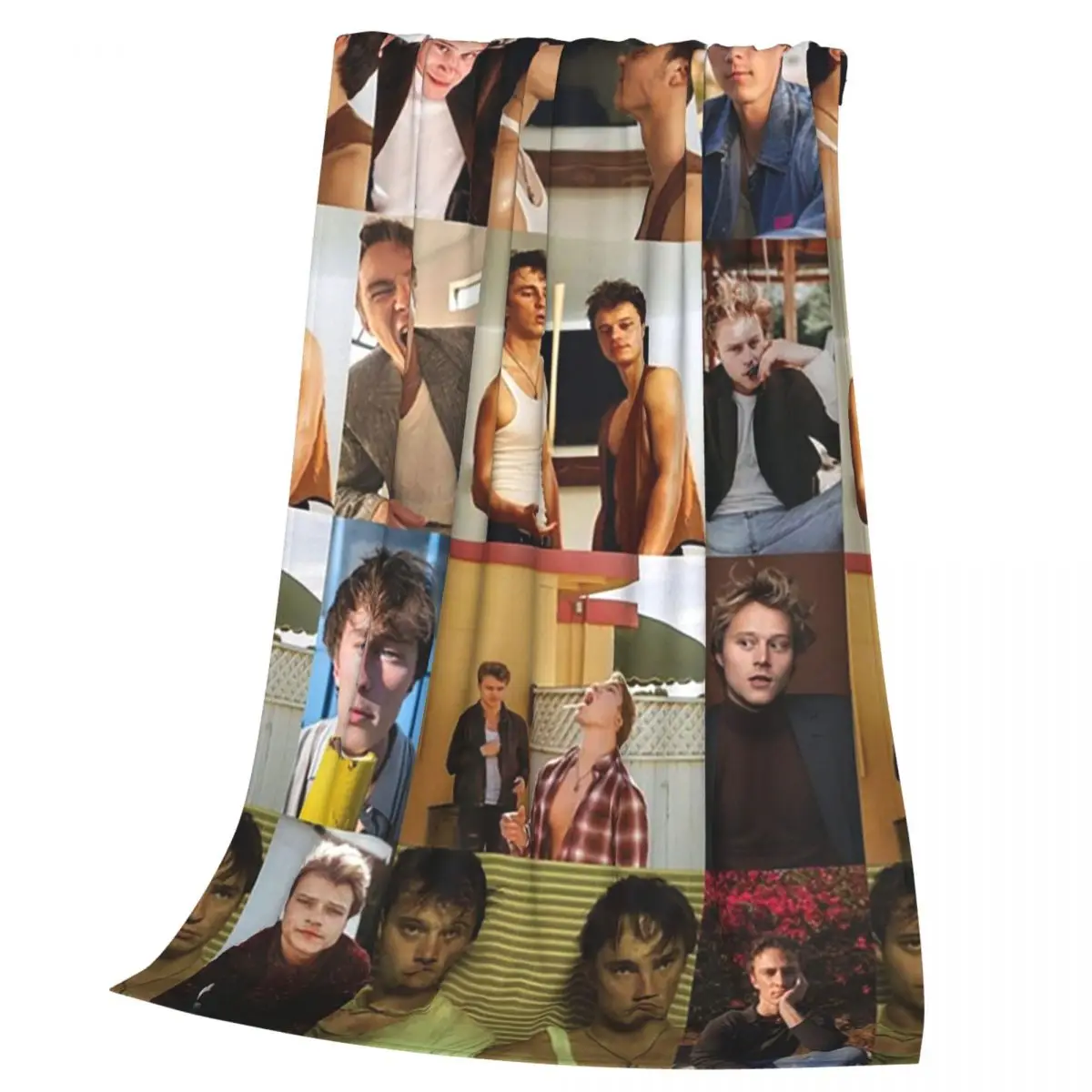JJ Maybank - Rudy Pankow Blankets Soft Warm Flannel Throw Blanket Cover for Bed Living room Picnic Travel Home Sofa