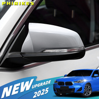 2PCS Glossy Black Side Wing modified Rearview Mirror Cover caps For BMW X1 F48 X2 F39 Z4 G29 2GT F45 F46 F52 F40 Toyota Supra