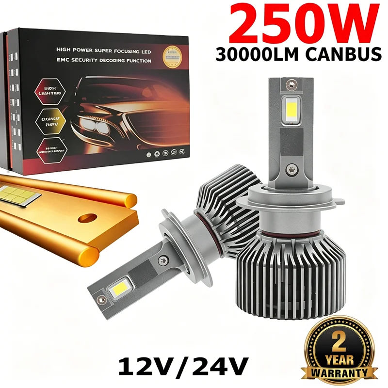 Super Bright P75 150W 30000LM LED Headlight 6000K 12V H1 H7 H11 9005 9006 High Power Car Headlamp Bulb