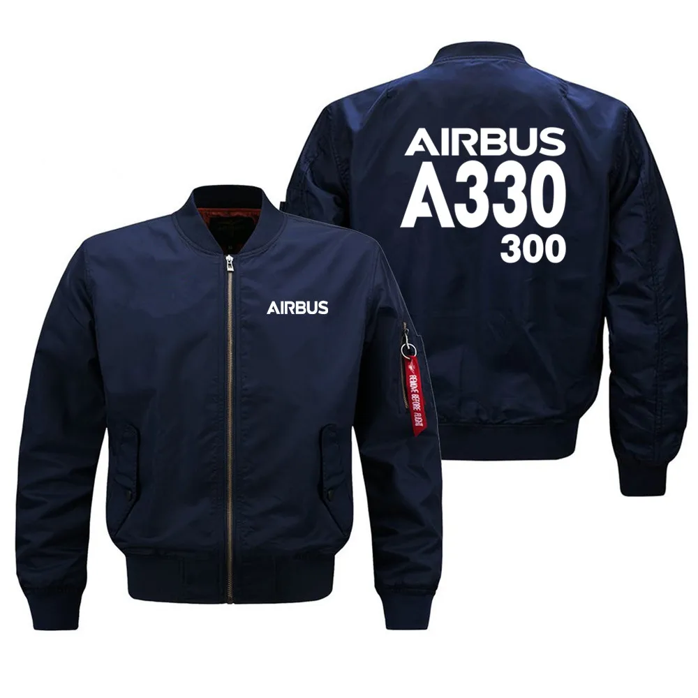 

2025 Flight A330-300 Pilots Ma1 Bomber Jacket Fashion Jackets for Men New Men Clothing Military Outdoor Clothes Man Jacket Coat