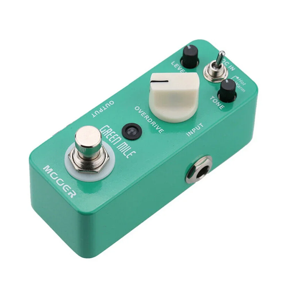 MOOER MOD1 Green Mile Mini Overdrive Guitar Effect Pedal True Bypass 2 Modes Electric Guitar Part Accessory