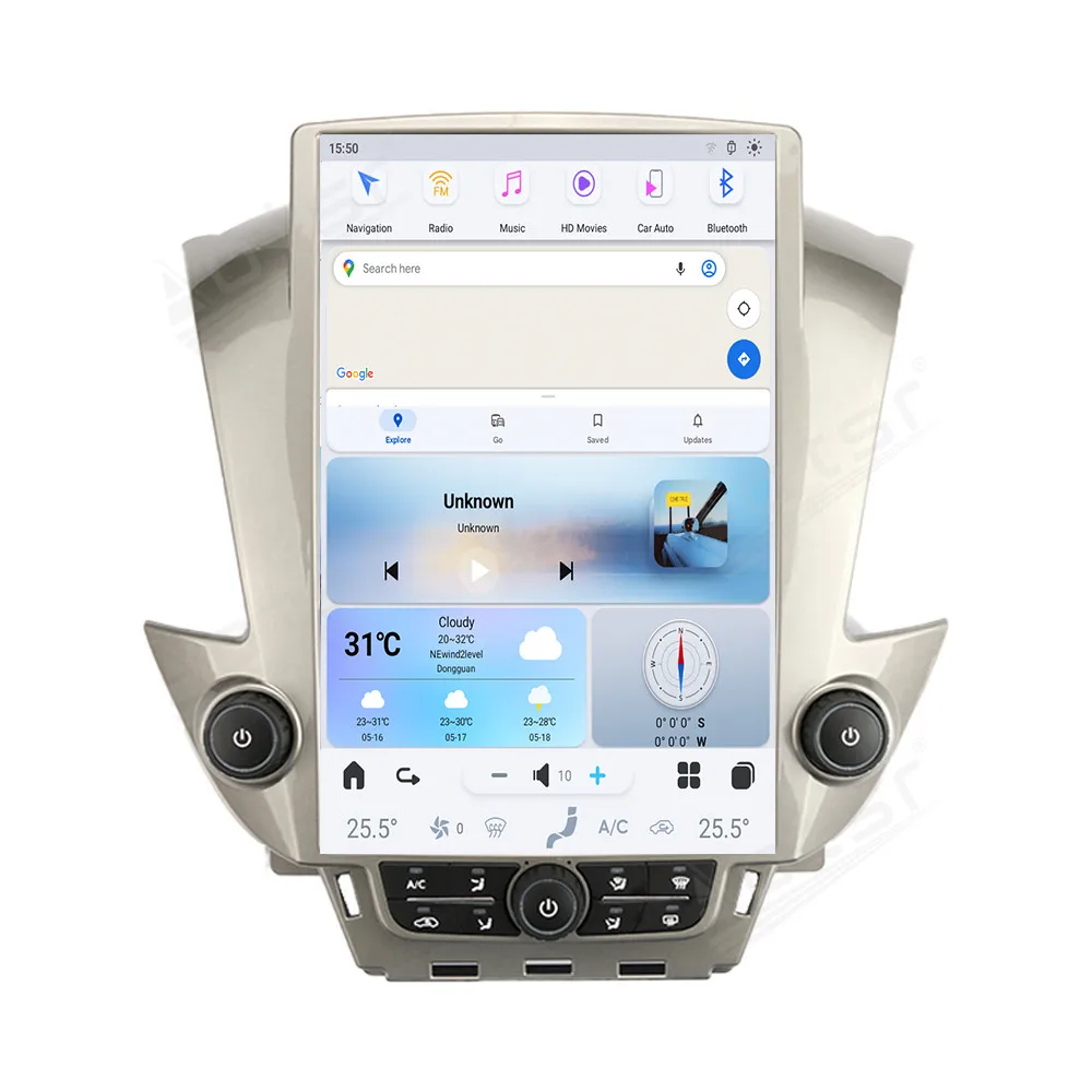 14.4 Inch Vertical 2K Screen For GMC Yukon / Chevroler Tahoe Suburban 2014~2020 Car Android Radio Head Unit Multimedia Carplay