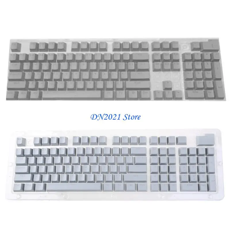 

F3KE 104PCS ABS BADSLIT OEM Profile для механической игры клавиш Черно -голубо -зеленый апельсиновый розовый фиолетовый красный