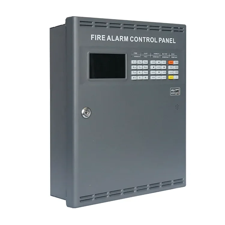 4.3 Inch Color Lcd Conventional Fire Alarm Control Panel With Led Indicator For Commercial Building