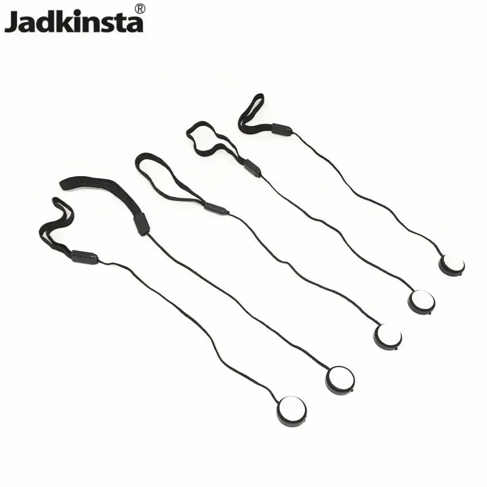 Jadkinsta 5pcs Lens Cover Cap Keeper Holder Rope Lens Cover Rope For Canon EOS 700D For Nikon SLR DSLR Digital Film Camera