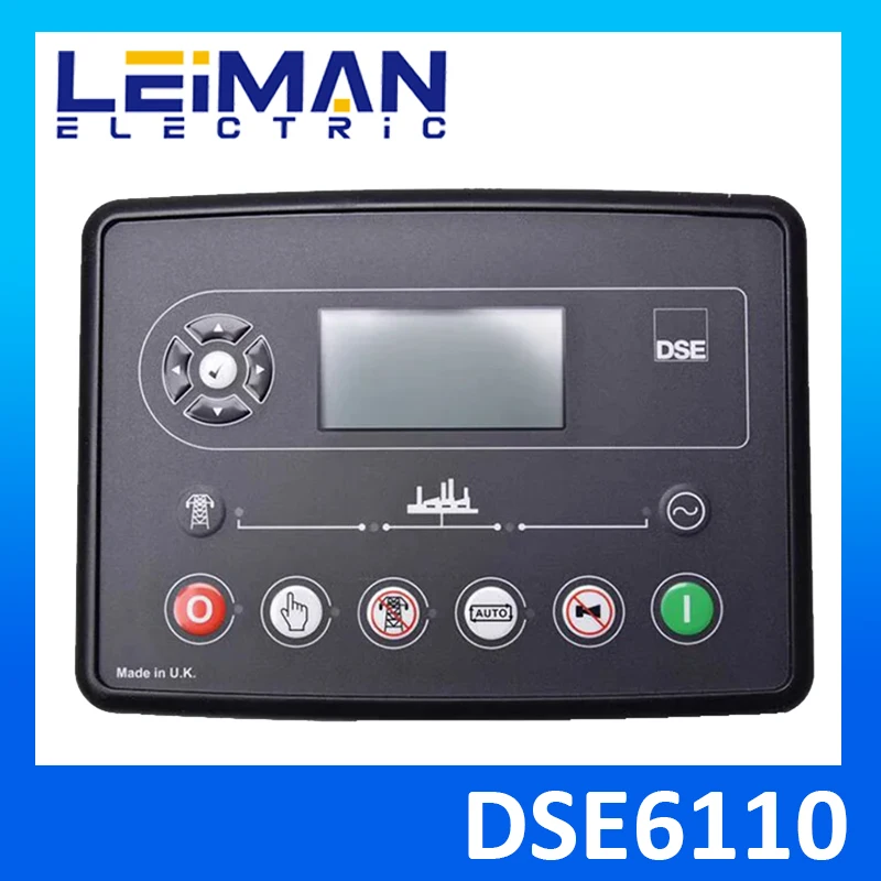 DSE6110 Deep Sea Generator Controller LCD Display Controller Panel Control Module Replacement Genset Parts