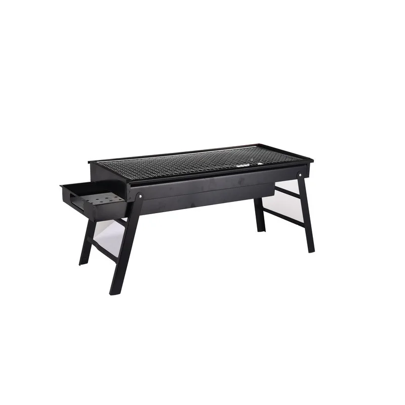 Outdoor BBQ Grill, Charcoal Grill, BBQ Tools, Barbecue Stove, Thickened Charcoal Grill, Foldable Stand