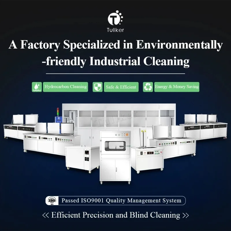 Tullker Oil Filter System Circulation Industry Ultrasonic Cleaner Machine Cemented Carbide Engine Mould Dust Carbon Board 28kHz