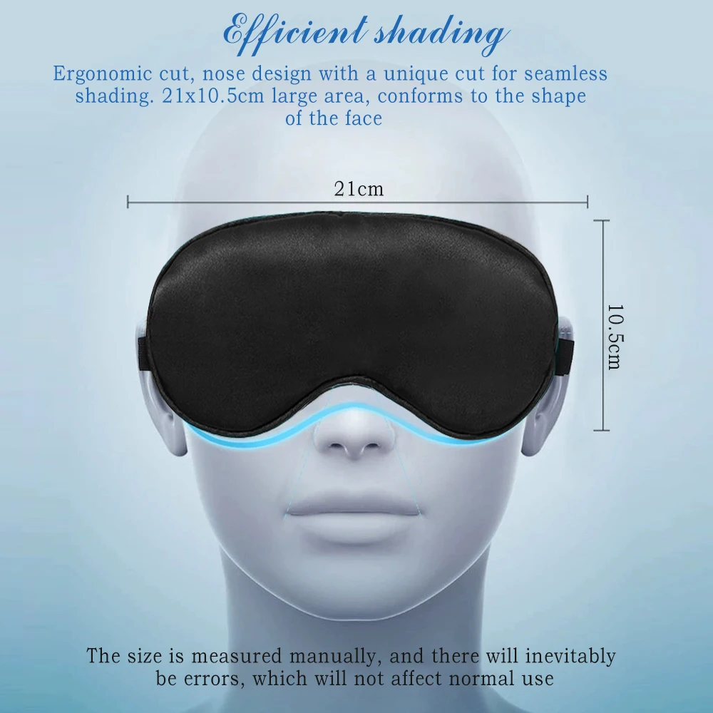 3D Sleep Mask Block Out Light Sleeping Mask For Eyes Soft Sleeping Aid Eye Mask Travel Eyeshade Night Shading Eyepatch Eye Care