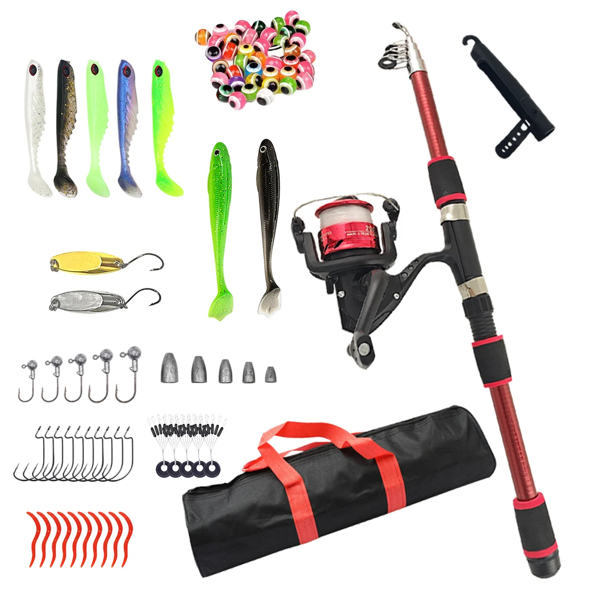 Fishing Equipment Online - Fishing Lure Set 55/56 pcs Complete