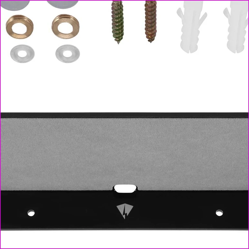 

Wall Shelf Speaker Stand, Acrylic Wall Mount Display Shelf for Bluetooth Speaker, Webcam, Cell Phones, Toy-Black-A57M