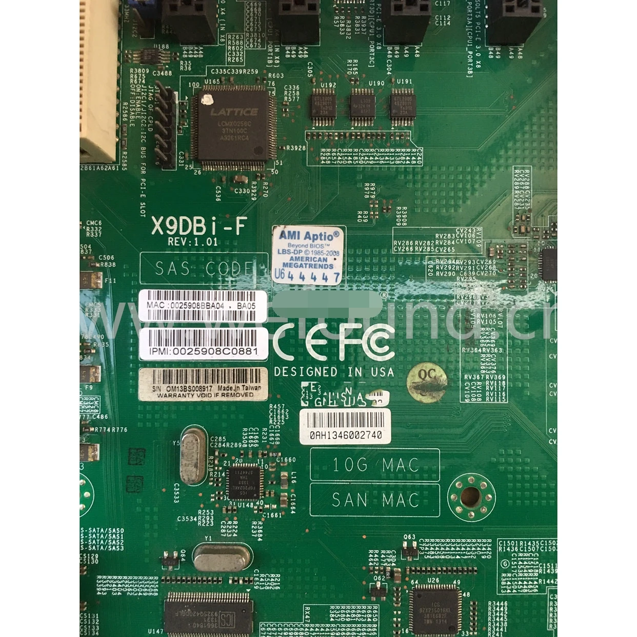 For Supermicro LGA1356 DDR3 Server Motherboard High Quality Fully Tested Fast Ship X9DBI-F