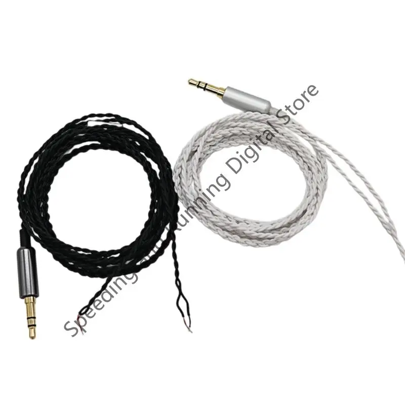 Q39d Open End 1/8inch 3,5 mm plug -connector geluidskabel voor hoofdtelefoon oortelefoon