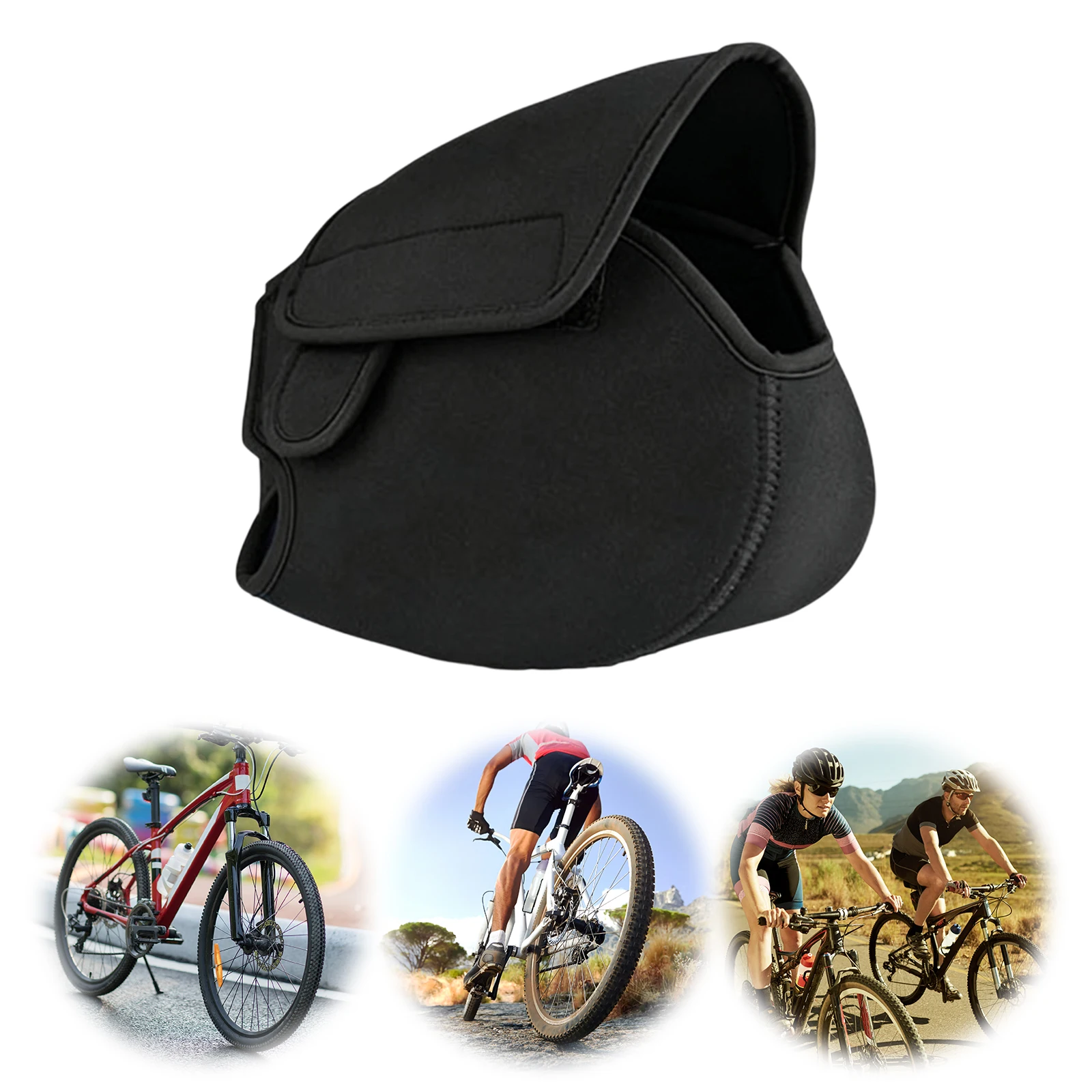 Mid Drive Motor Cover Electric Bike Engine Guard Dustproof Neoprene Protective Shell Crank Hole Reserved
