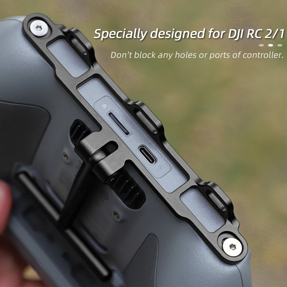Sunnylife Controller For DJI RC 2/1 Lanyard Handle Waist Support Mount Neck Strap Bracket for DJI Mini 4/3 Pro/Air 3/3S/FLIP