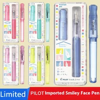 Pluma estilográfica PILOT kakuno, bolígrafo de caligrafía de escritura con punta de 0,4 ~ 0,7mm, serie familiar de ensueño/Smile multicolor, regalo perfecto para estudiantes