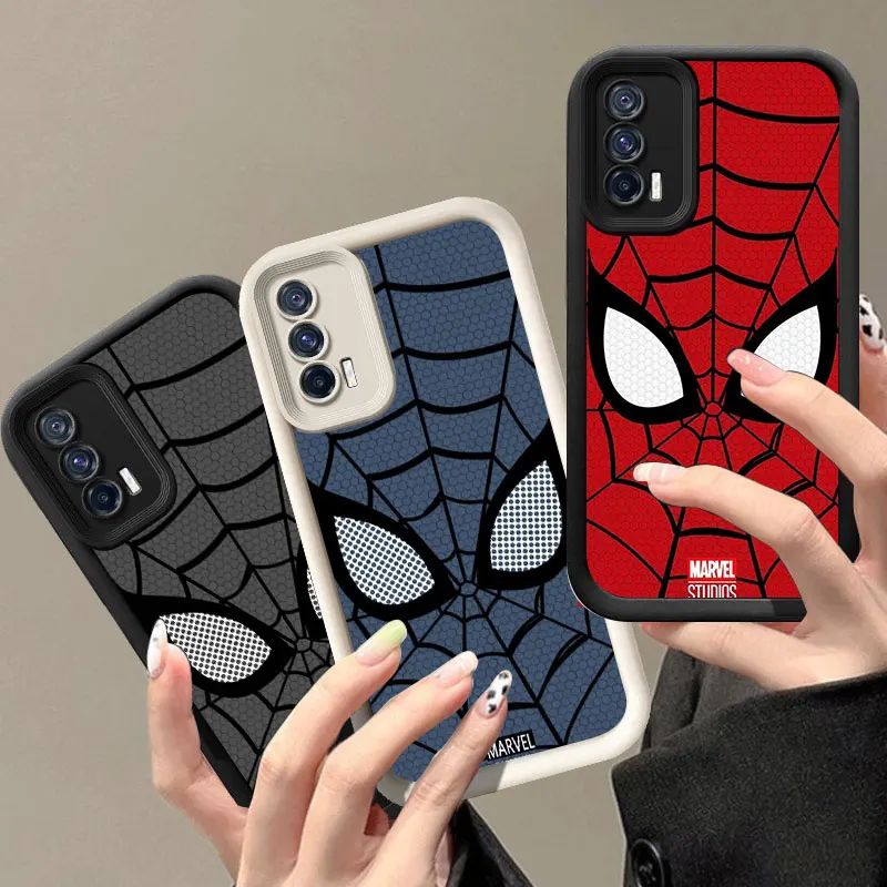 Cool Spider-Man Phone Case For VIVO V30 X80 X90 X100 Pro V29E V30E V40 Y75 Y78 Y100 5G Y02 Y17 Y22 Y76 S Y03 Y21 Y27 Y28 Y35