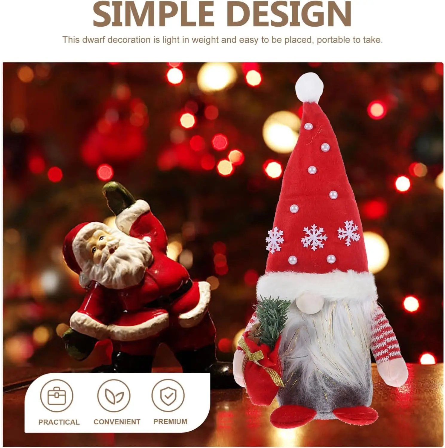 

Christmas Decorations Land God Christmas Faceless Doll Ornament Christmas Decorations