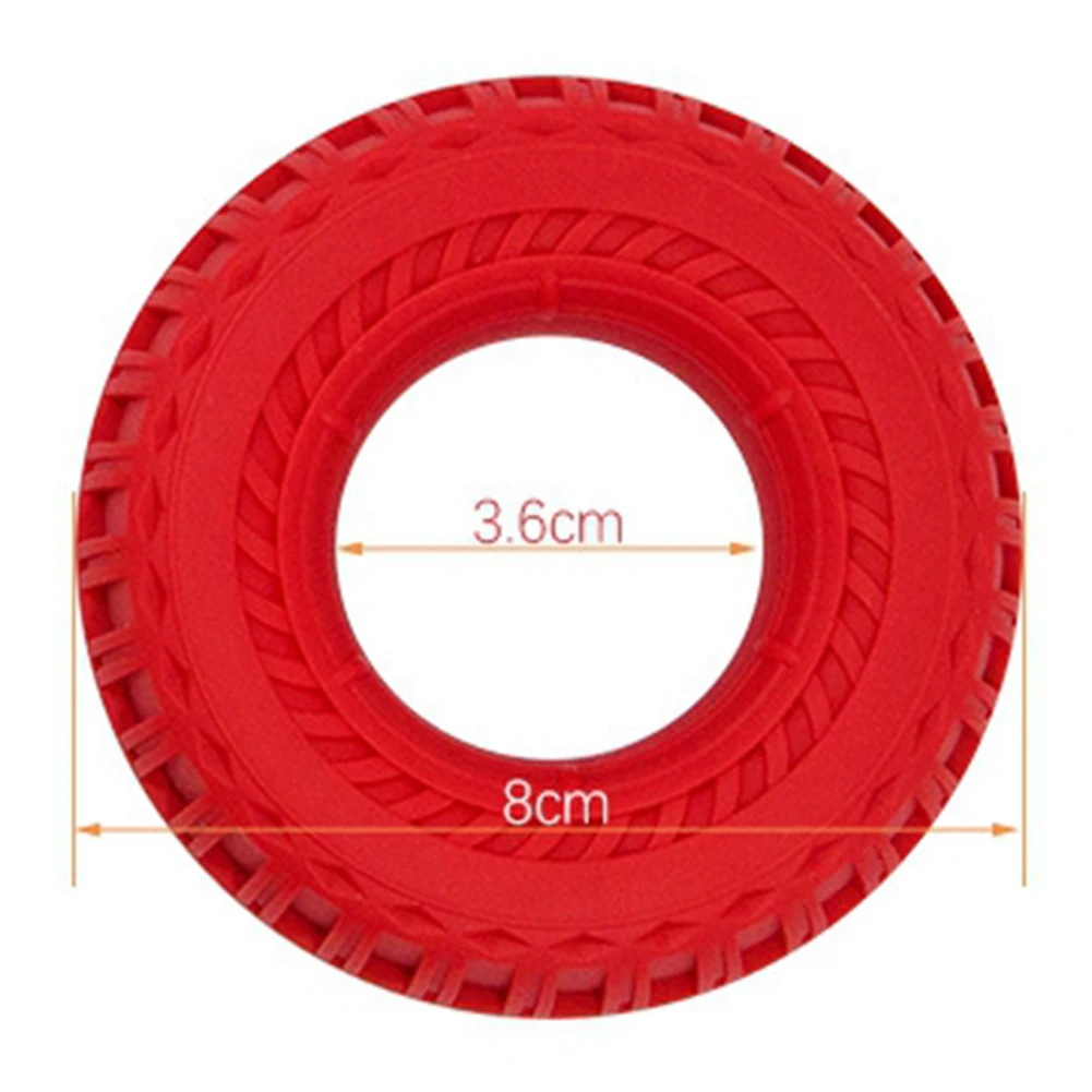 Hand Grip Fitness Expander Wrist Forearm Muscle Non-Slip Bodybuilding Durable Exercise Implement Gripping Ring,Orange