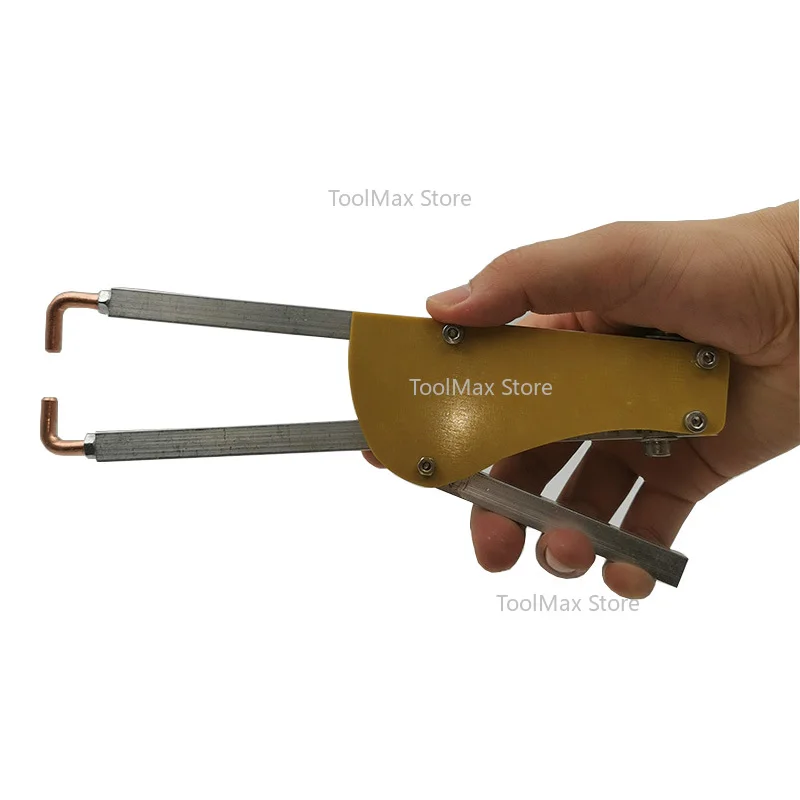 Alicates de soldadura por puntos, pluma soldadora por puntos con gatillo automático para máquina de soldadura por puntos de batería 18650 con terminales de Cable de cobre, ajuste rápido