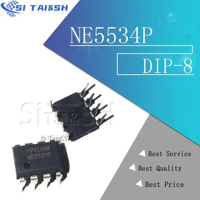 10PCS NE5534P DIP-8 NE5534 DIP 5534P new and original IC