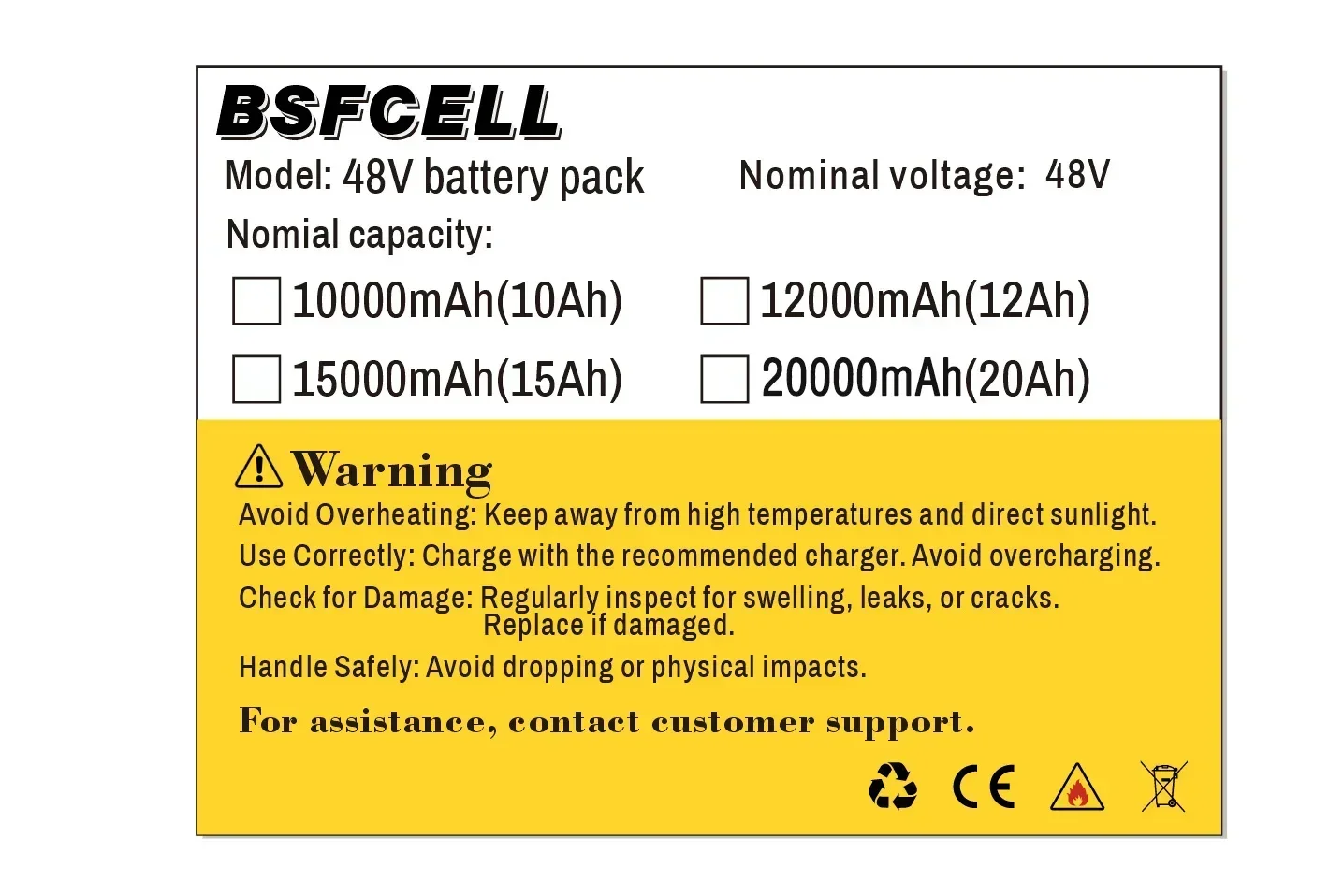 New Style 48V Lithium Battery 48V E-bike Battery, Ebike Battery 10Ah/12Ah/15Ah/20Ah With BMS For Ebike Battery