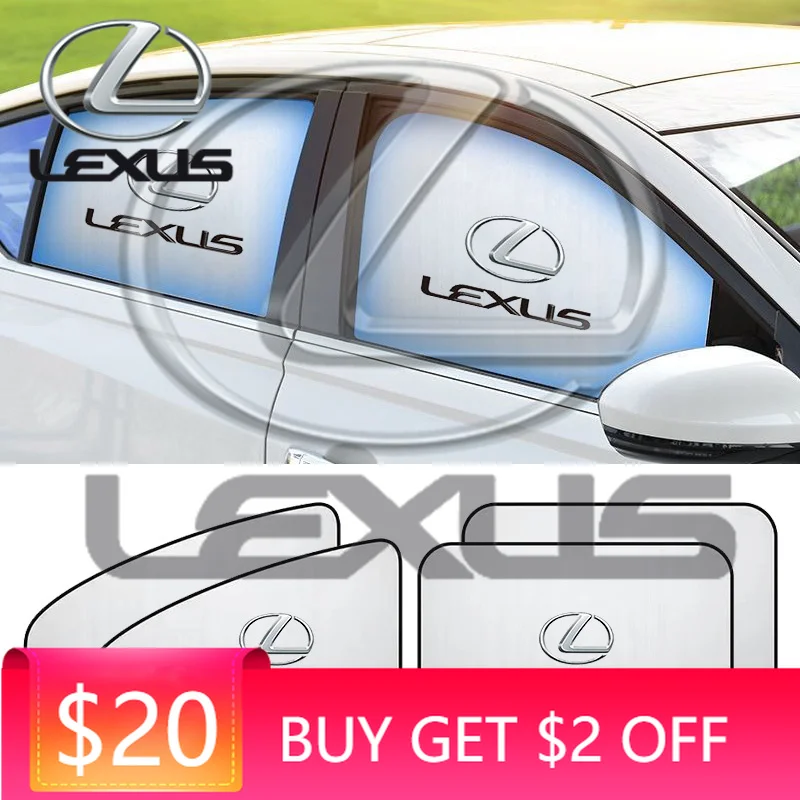 

Emblems Car Windshield Sunshade Interior UV Protection Shield For Lexus IS250 IS300 RX350 LS500 LX600 NX260 CT200 EX350 NX300h G