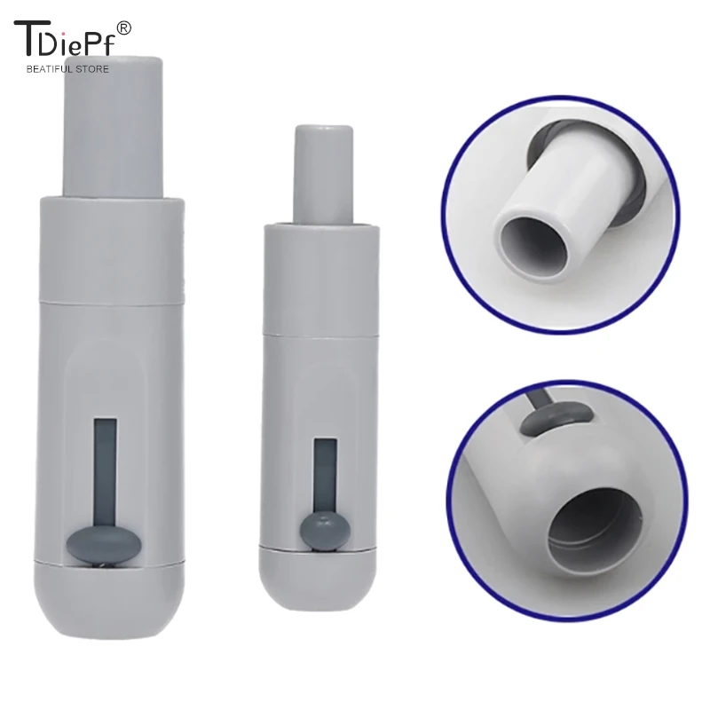 1pcs Dental Saliva Ejector Suction Valves Tip Adapter Nozzle Strong Weak Dental Suction Valves Adjustable Strong Suction Handle