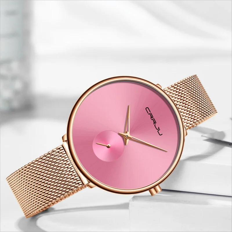 New High-end Women's Stainless Steel Watch Strap With Mesh Strap, Simple And Fashionable Phantom, Beloved By Girlfriends